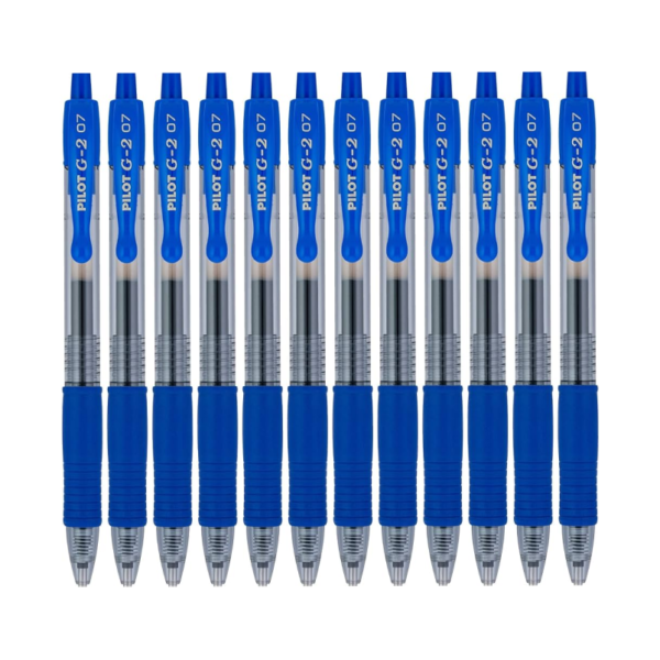Pilot G1 Gel Ink Pens Blue – 12 units