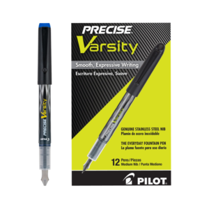 Pilot V Disposable Fountain Pen - Blue - 12 units