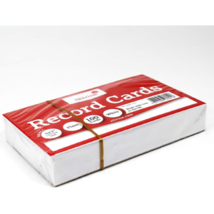 Record Cards 100's 5 x 3 - Ref. 553W - 10 units