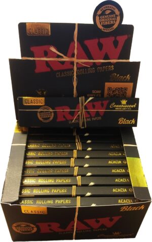 Raw Black - Connoisseur King Size 24's