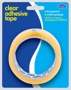 County Cellotape Large Roll 1/2 Inch - 24 Units