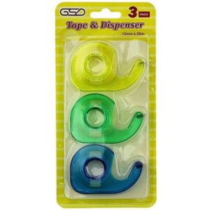GSD Cellotape Small Roll + Dispenser 3's - 6 units