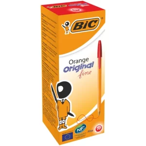 Bic - Biro Red Fine - 20 in a pack