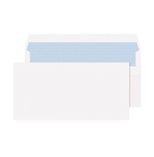 DL Envelopes White Self / Peal Seal 50's (4 x 9)-20 units(S140)