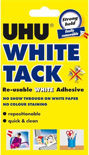 White Tak - UHU + 33% Free - 12 units