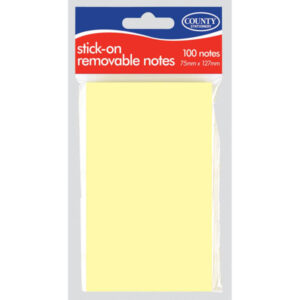 Sticky Notes - Medium 75mmx75mm - County Products - 12 units