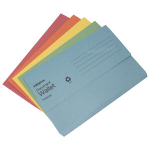 Paper Document Wallet Manilla Half Flap - 20 units