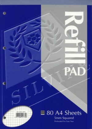 A4 Pads 5mm Squares (Blue) - A4RPX - 6 units