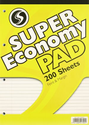 S/Economy A4 Pad 400 Sheets - Ref. A4ERP - 3 units