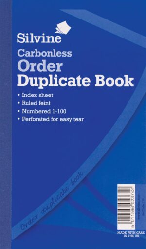 Duplicate Book Carbonless 8 x 5 - Ref. 701 - 6 units