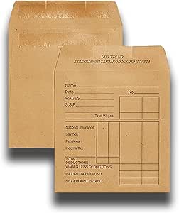 Wage Packets Printed 50's (OBS170) - 20 units