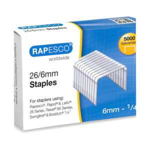 Staples Rapessco 26/6 - Boxed 5000 staples - 10 units