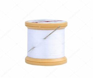 Duralon - White Cotton Reel {25} - 12 units