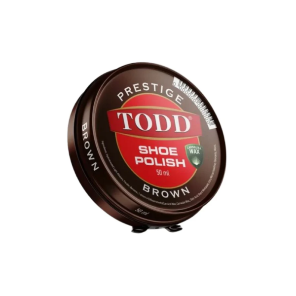 Todd Prestige Shoe Polish Brown (12 x 50ml)