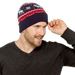 Adult Knitted Xmas Hat - GL1197