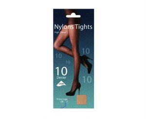 Nylons 10 Den Tights Natural (S/M) (08) - 6 Units