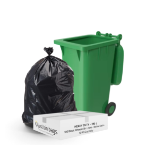 Wheelie Bin Liners - Rolls of 6 24 units - Heavy Duty