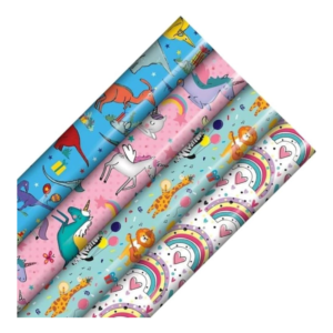 Wrapping Paper Roll 3M x 69CM - Kids Mix - 36 units