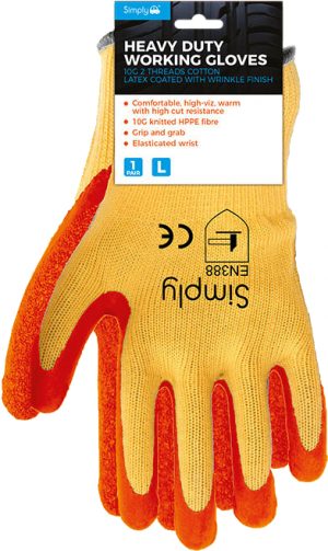 Simply - Heavy Duty Working Gloves (12)..L