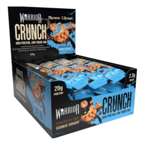 Warrior Crunch - 12 x 64g Bars - Choc Chip Cookie