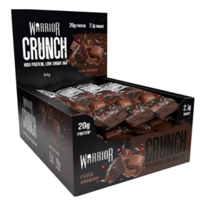 Warrior Crunch - 12 x 64g Bars - Fudge Brownie