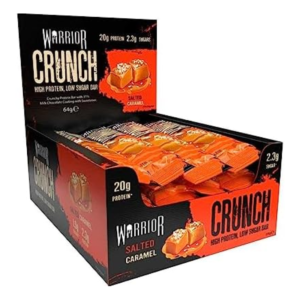 Warrior Crunch - 12 x 64g Bars - Salted Caramel