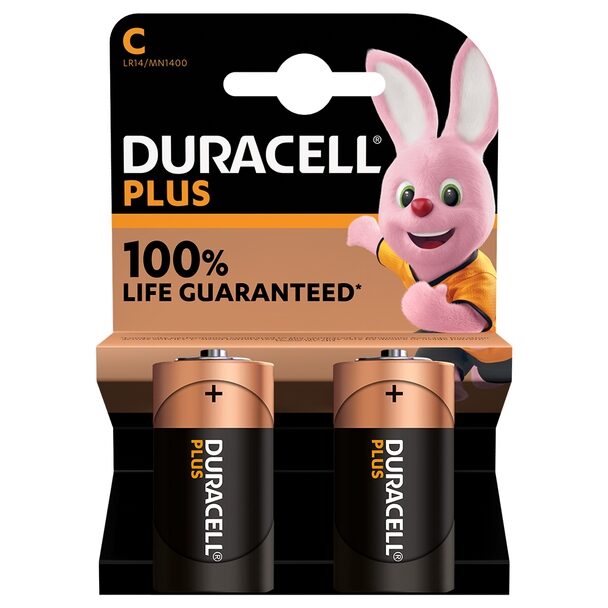 Duracell  1400 {C} Battery Pack of 2's (10) - Plus Power