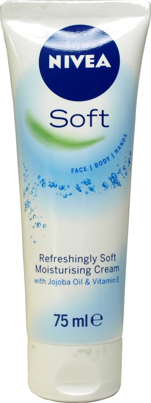 Nivea Cream Soft Tube (6 x 75ml)
