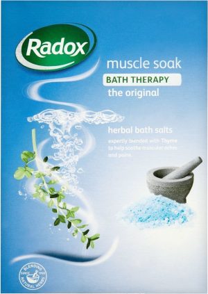 Radox Salt Muscle Soak (6 x 400g)
