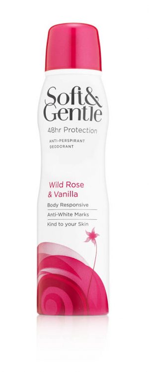 Soft & Gentle Bodyspray Wild Rose (6 x 150ml)