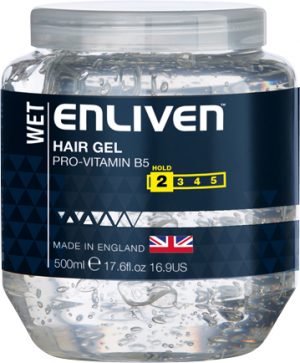 Enliven Hair Gel - Wet Clear (6 x 500ml)