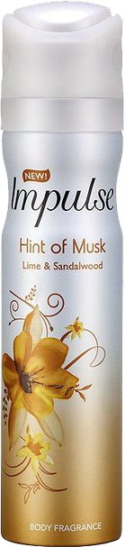 Impulse Body Spray - Musk - 6 units