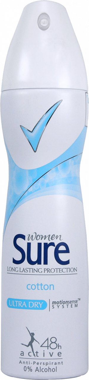 Sure Body Spray - Cotton Fresh (6 x 150ml)