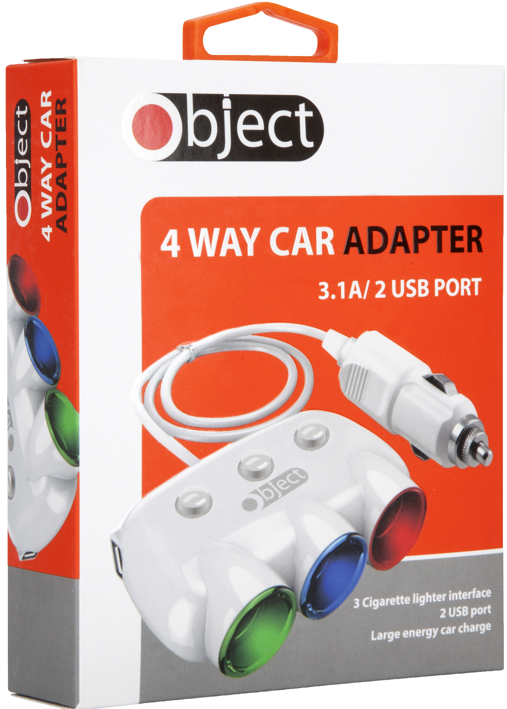 Object - 4 Way Car Adapter (12) - SP246