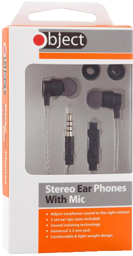 Object - Ear Phones with Mic - SP071