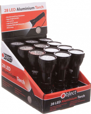 Object - 28 LED Aluminium Torch (12) SP037