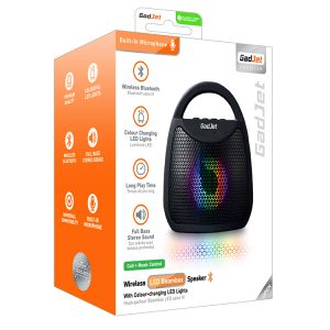 GadJet Wireless LED Boombox Speaker AU05