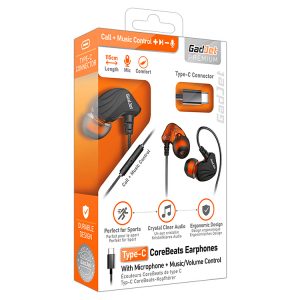 GadJet Type-C CoreBeats Earphones AU16