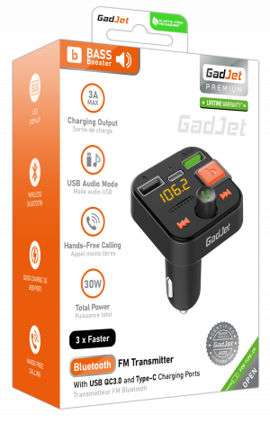 GadJet Bluetooth FM Transmitter AU23