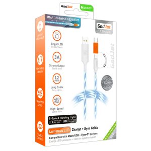 GadJet Luminous LED Cable - Micro/Type-C CA16