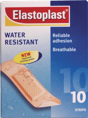 Elastoplast Handy Size W/proof Plasters 10's Boxed (10)