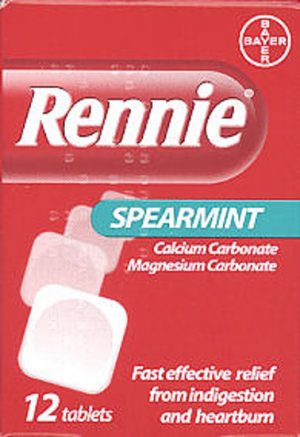 Rennie Spearmint (Green) (12 x 24 Tablets)
