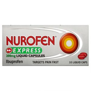 Nurofen Express Liq Capsules 200mg (6 x 10 Capsules)