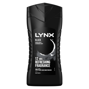 Lynx Shower Gel 250ml - Black - 6 units