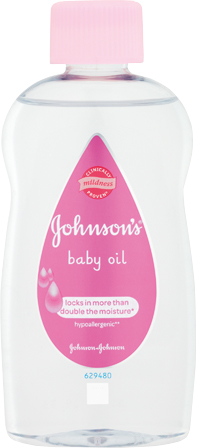 J & J Baby Oil (6 x 200ml)