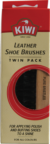 Shoe Polish Brush Set - Twin - 12 units