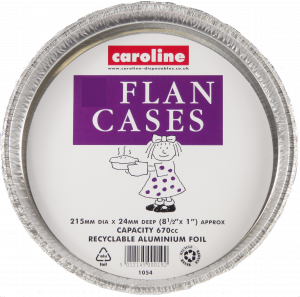 Silver Foil Flan Cases - 1054 (12 x 5's)