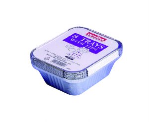 Takeaway Foil Containers with Lids Standard1001, 10's-12 units