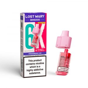 Lost Mary Bm6000 Pod - Strawberry Ice (5)